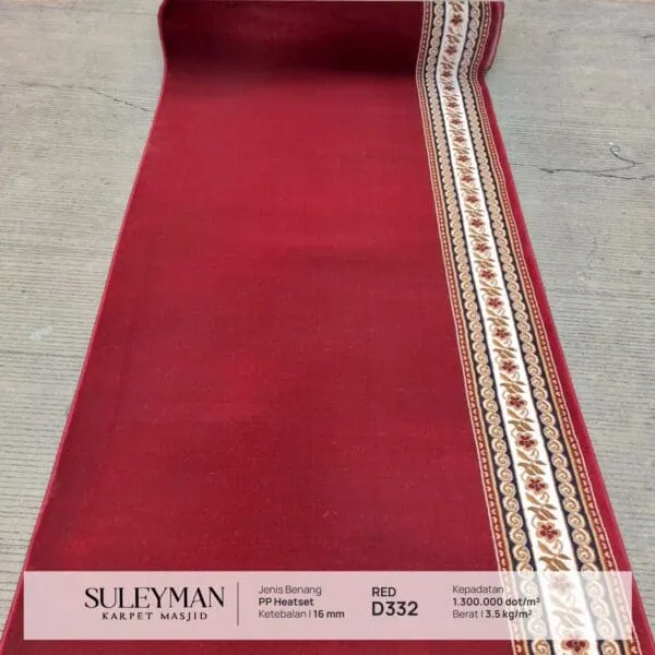 Suleyman D332-R (sade) - Nabaataa Karpet