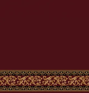 01.9059 (List Hitam) DK Red - Nabaataa Karpet