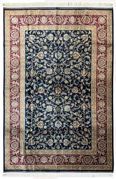 9060Z-Lacivert-Bordo - Nabaataa Karpet