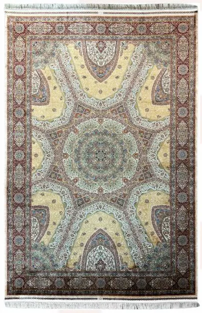 9056N-BEJ-Bordo - Nabaataa Karpet