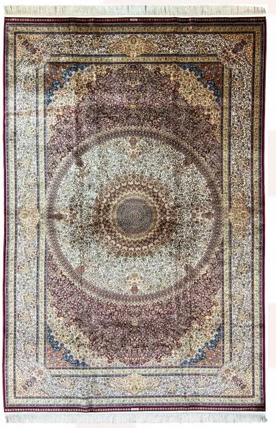 9055B-Bordo-BEJ - Nabaataa Karpet