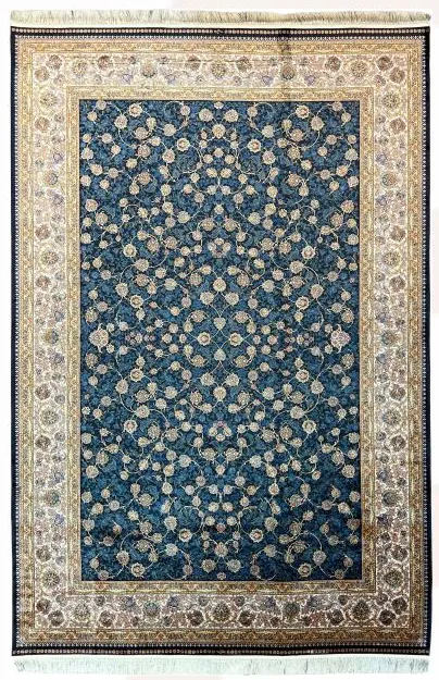 3896Z-Lacivert-BEJ - Nabaataa Karpet